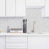 Grey Motif Peel and Stick Removable Wallpaper 0501