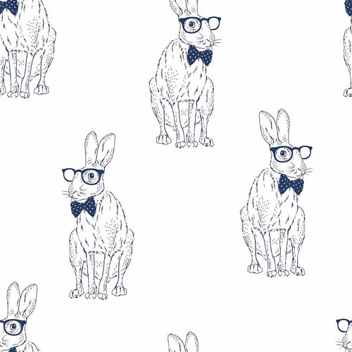 Blue Rabbit Peel and Stick Removable Wallpaper 4962