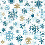 Blue Snowflake Peel and Stick Removable Wallpaper 2091
