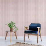 Beige Stripe Peel and Stick Removable Wallpaper 5558