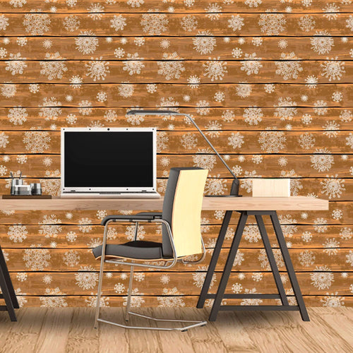 White Faux Themed Peel and Stick Removable Wallpaper 6229