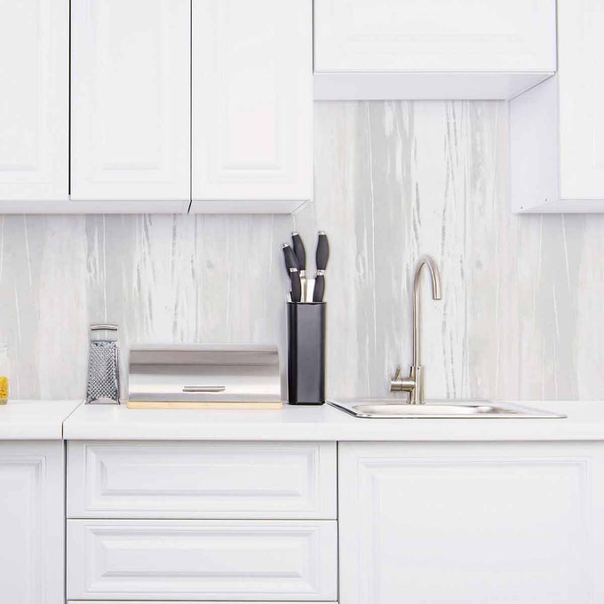 Grey Wood Peel and Stick Removable Wallpaper 5928