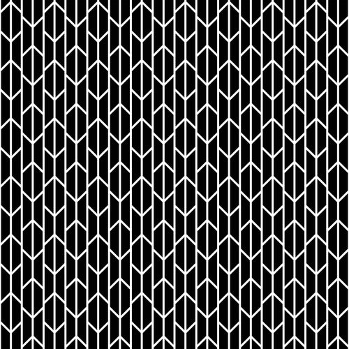 Black Pattern Geometric Peel and Stick Removable Wallpaper 0735