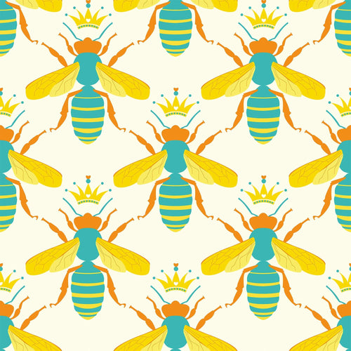 Yellow and White Geometric Animal Peel and Stick Removable Wallpaper 6376