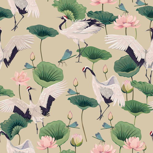 Green Botanical Peel and Stick Removable Wallpaper 3278