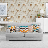 Brown Gorilla Animal Peel and Stick Removable Wallpaper 8514