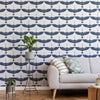 Blue Birds Peel and Stick Removable Wallpaper 4684