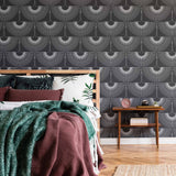 Black and White Birds Peel and Stick Removable Wallpaper 0940