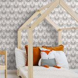 White Owl Animal Peel and Stick Removable Wallpaper 6007