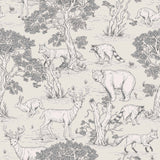 Grey Forest Peel and Stick Removable Wallpaper 9874