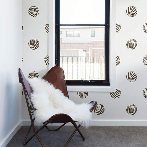 Charcoal Animal Print Peel and Stick Removable Wallpaper 1554