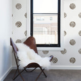Charcoal Animal Print Peel and Stick Removable Wallpaper 1554