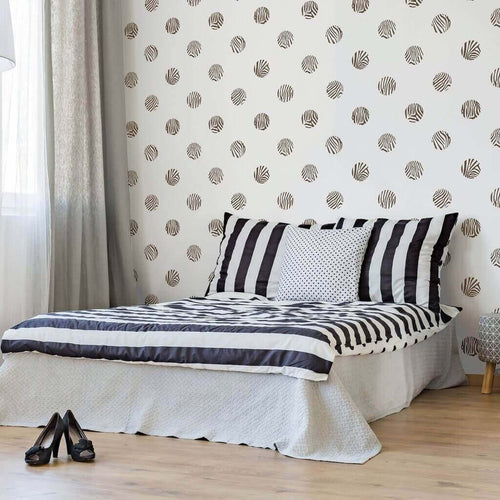 Charcoal Animal Print Peel and Stick Removable Wallpaper 1554