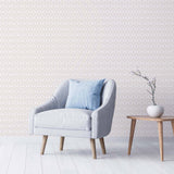 Beige Lattice Peel and Stick Removable Wallpaper 4092