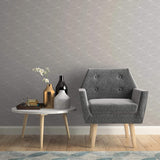 Gray and White Triangles Basic Peel and Stick Removable Wallpaper 2002