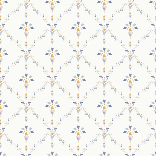 Beige Flowers Peel and Stick Removable Wallpaper 2954