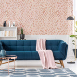 Coral Rusty Rain Drops Basic Peel and Stick Removable Wallpaper 23_b