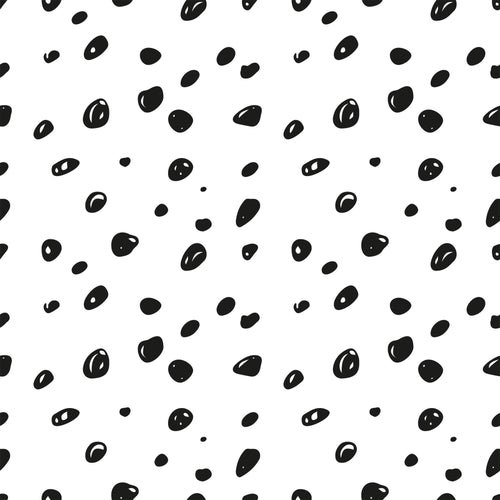 White and Black Seamless Basic Peel and Stick Removable Wallpaper 2232