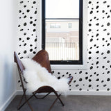 White and Black Seamless Basic Peel and Stick Removable Wallpaper 2232