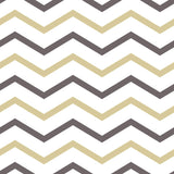 Beige and Charcoal Chevron Peel and Stick Removable Wallpaper 5502