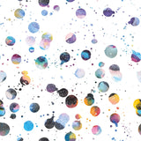 White Abstract Children Peel and Stick Removable Wallpaper 7012