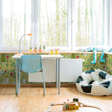 Green Map Children Peel and Stick Removable Wallpaper 3489