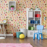 Beige Food Children Peel and Stick Removable Wallpaper 0547