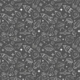Gray Space Children Peel and Stick Removable Wallpaper 8684