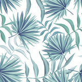 Green Botanical Floral Peel and Stick Removable Wallpaper 8684