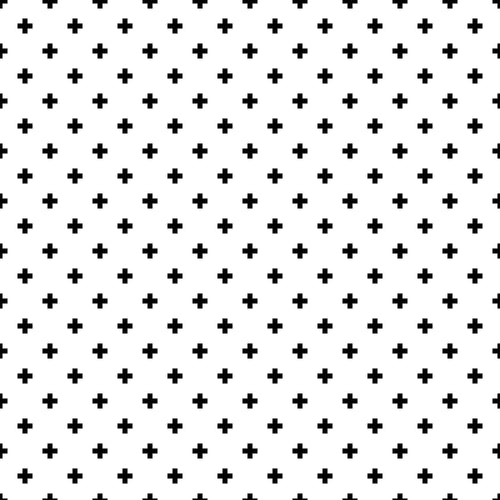 White and Black Cross Geometric Peel and Stick Removable Wallpaper 2016