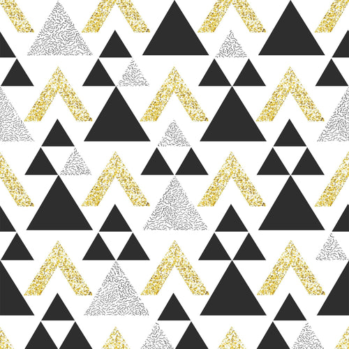 Beige Triangles Geometric Peel and Stick Removable Wallpaper 4849