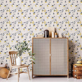 Yellow Triangle Peel and Stick Removable Wallpaper 9171