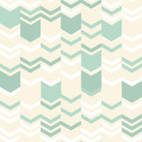 Teal and Beige Chevron Geometric Peel and Stick Removable Wallpaper 2221