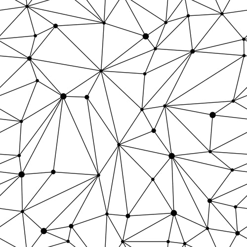 Black and White Lines Geometric Peel and Stick Removable Wallpaper 7745