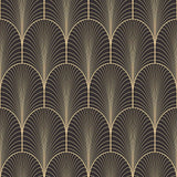 Black Arch Peel and Stick Removable Wallpaper 9934