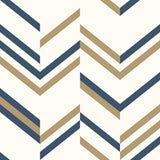 Blue Geometric Peel and Stick Removable Wallpaper 1742