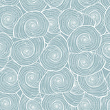 Teal and White Nautical Peel and Stick Removable Wallpaper 5328