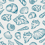 Blue Illustration Nautical Peel and Stick Removable Wallpaper 4442