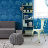 Blue Nautical Peel and Stick Removable Wallpaper 5660