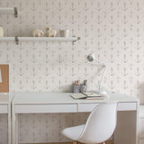 Grey Illustration Nautical Peel and Stick Removable Wallpaper 8599