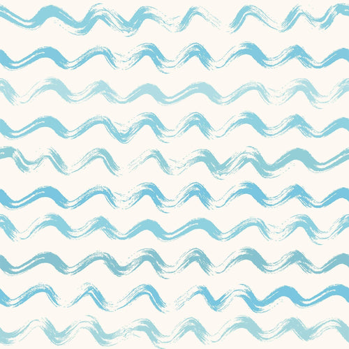 White and Blue Watercolor Nautical Peel and Stick Removable Wallpaper 3127