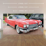 Red Car Peel and Stick Removable Wall Mural 2227