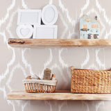 Ikat Plaid Peel and Stick Removable Wallpaper 3189