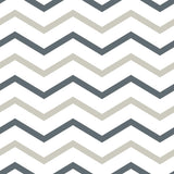 White and Champagne Chevron Peel and Stick Removable Wallpaper 5890