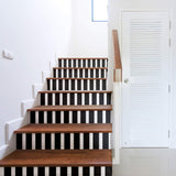 Black and White Vertical Peel and Stick Removable Wallpaper 4920