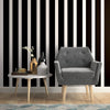 Black and White Vertical Peel and Stick Removable Wallpaper 4920