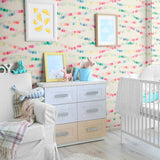 Tan Geometric Teens Peel and Stick Removable Wallpaper 3881