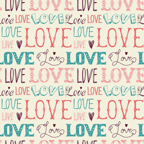 Purple and Blue Handwriting Teens Peel and Stick Removable Wallpaper 4025