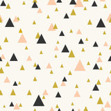 Peach or Yellow Geometric Teens Peel and Stick Removable Wallpaper 0317