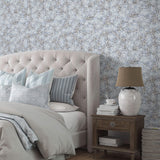 Grey Stars Teens Peel and Stick Removable Wallpaper 2634